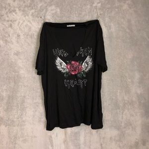 Cute Shirt with V Cute Out